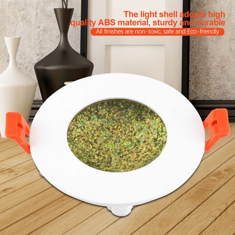 8-W-LED-Lampe, goldenes Licht, diffuses, reflektierendes Licht, dekorativer Strahler für den Innenbereich, elegantes Design, geringer Energieverbrauch (1/5)