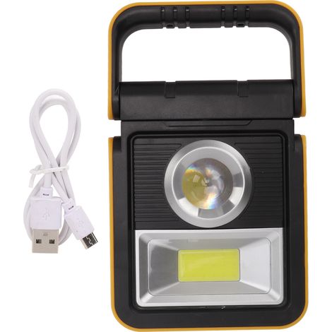 Lampe de camping solaire LED rechargeable USB puissante pour pêche nocturne extérieure éclairage d'urgence (1/5)