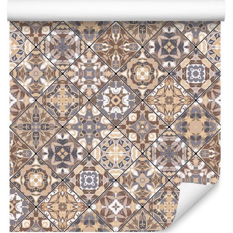 Magnifique papier peint mosaïque de style oriental pour salon et chambre 50x1000 cm (1/5)