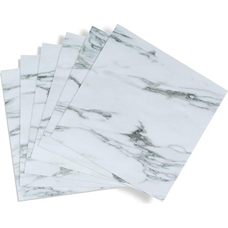 d-c-fix piastrelle adesive pavimento Marmo Premium effetto - 11 pezzi - PVC vinile impermeabile rivestimento vinilico listoni mattonelle per uso interno, bagno e cucina 30x30 cm
