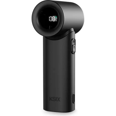 KSIX AIRGO TURBO NEGRO / VENTILADOR PORTÁTIL DE 5 VELOCIDADES