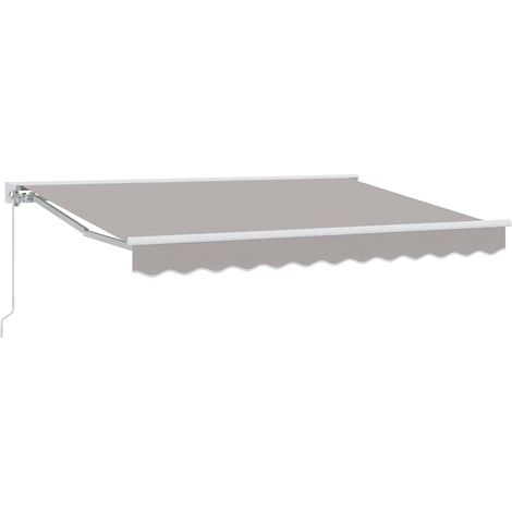 Maison Exclusive - Cadre d'auvent Gris clair 250 x 200 cm (1/5)