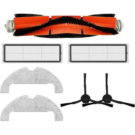 pour Dreame Bot Z10 Pro L10 + filtre Hepa côté brosse principale chiffons de vadrouille (1/5)