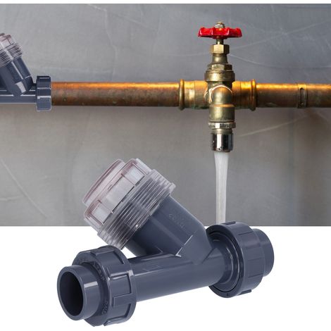 PVC-Rohrfilter, Y-Filter, Wasseraufbereitungsfilter, Y-32, DN32, 40 mm (1/5)