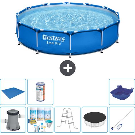 Bestway Bestway Steel Pro Ronde - 366x76 cm - 9-pièces S21599