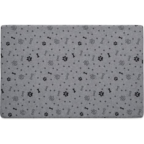 [20] Matelas orthopédique pour chien en mousse à mémoire de forme 120x90cm LROKI120R (1/5)