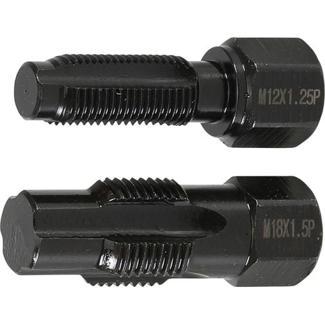 BGS Reparaturwerkzeug für Lambdasondengewinde M18 x 1,5 mm M12 x 1,25 mm 2tlg. - 65591
