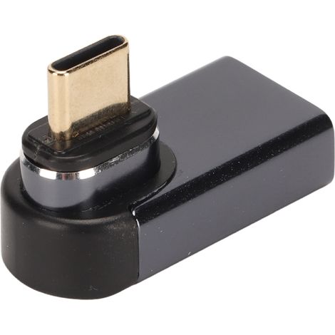 Adaptateur magnétique USB-C vers USB coudé 24 broches 1920x1080 60 Hz 10 Gbit/s pour PC (1/4)