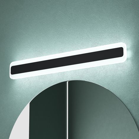 Mai & Mai Lampe Miroir LED Salle de Bain Acier Inoxydable Murale Lumiere Intérieur 60cm Trois Températures Chrome Desgin LumaRay