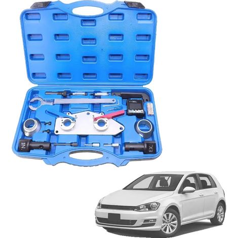 Kit de herramientas para la puesta a punto del motor, acero de alta calidad, diseño compacto, apto para motores de gasolina 1.5L TSI, incluye varias herramientas de puesta a punto, estuche de almacena (1/5)