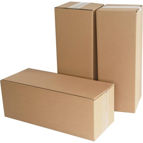 400×150×150 mm Corrugated Cardboard Boxes Small Postal Boxes for Parcel Shipping Carton for Small Business, Storage or Gift Wrapping (10 pieces) (1/5)