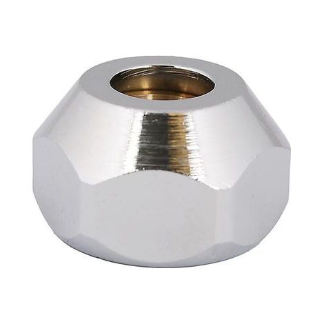 JS QUETSCHVERSCHRAUBUNG, OHNE     LAENGENAUSGL.,DN12,3/8"x12MM,CHR.