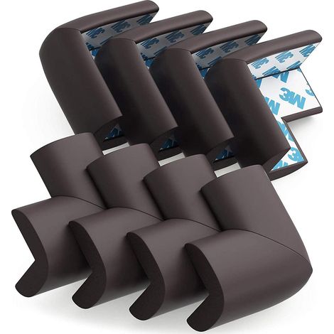 8er-Pack Happy Baby Tischkantenschoner – Kindersicherheits-Eckenschoner – Schutz für Zuhause mit „Aktivschaum“-Technologie (1/5)