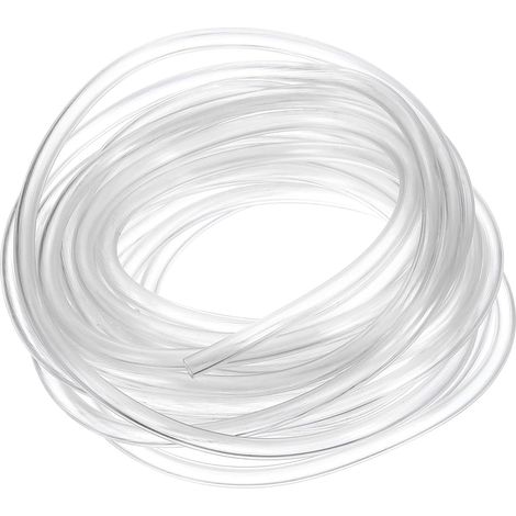 Tube en PVC, 2.5mm ID x 4mm OD x 0.75mm Épaisseur, Tuyau Aquarium, Tube en PVC Transparent de 4m de Long, Tuyau D'Eau en Plastique Léger et Flexible pour L'Aquaponie (1/5)