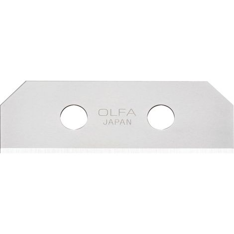 OLFA SKB-8/10B PACK DE 10 CUCHILLAS TRAPEZOIDALES 54X18X0,4 MM PLATEADAS