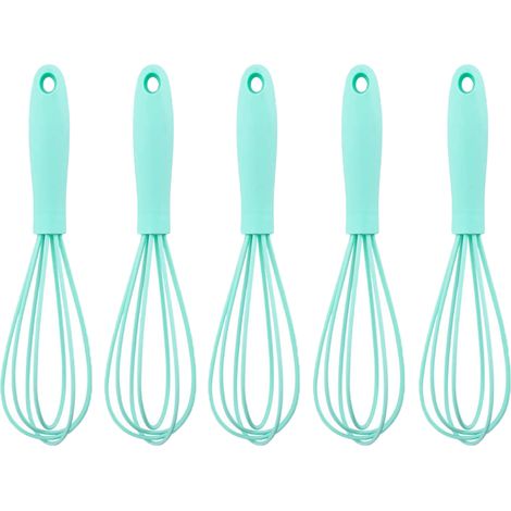 Fouet En Silicone - Résistant À La Chaleur Jusqu'à 230 °C - Pour Cuisinière Antiadhésive Et Four - Lot De 5 (1/5)