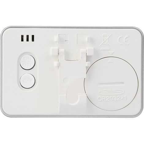 Hochpräzises, wasserdichtes elektronisches Thermometer für Kühlschrank und Gefrierschrank – Weiß