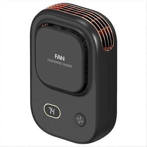 Portable ceinture clip ventilateur portable sur soi belt ventilateur 2000 mah batterie alimenté B (1/5)