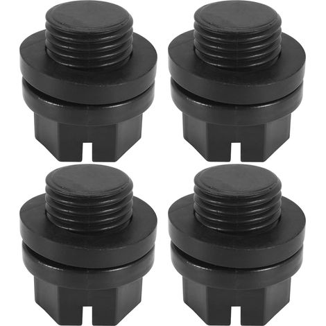 Lntyq Paquet de 4 Bouchons de Vidange avec Joints Toriques Bouchon de Pompe Filtres de Piscine Bouchon de Pompe de Vidange de Piscine de Remplacement SPX1700FG pour Pompes