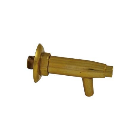Robinet de distribution a' bouton poussoir en laiton pour fontaines raccord 1/2" mobilier de jardin