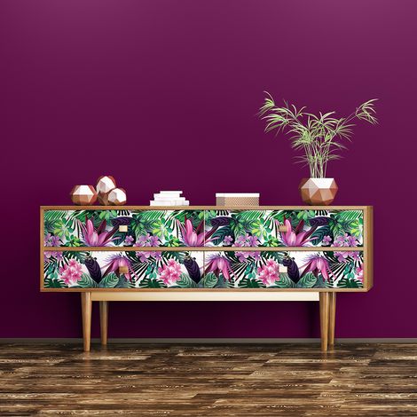 Sticker meuble tropical kouki 40 x 60 cm (1/5)