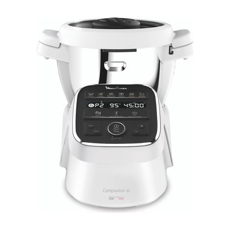 Moulinex – Robot cuiseur multifonctions 4,5L 1550W inox – 14 modes de cuisson – 5 accessoires – HF80DB10