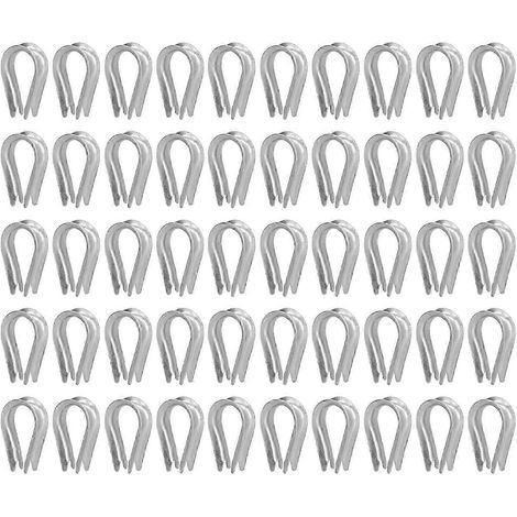 50 boucles de câble métallique, outils de gréement en acier inoxydable, compatibles avec l'industrie maritime M22 mm Smart (1/5)