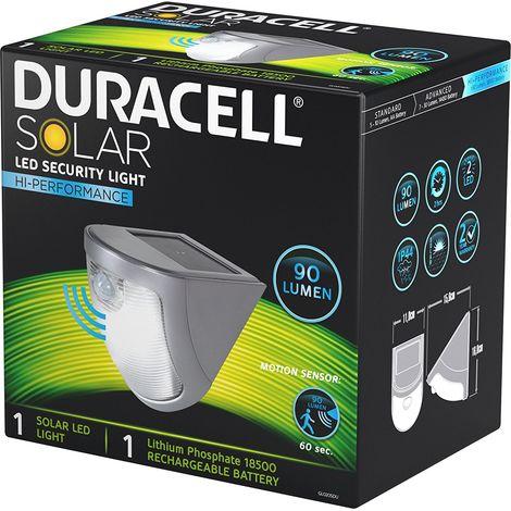 Proiettore Solare LED Sensore GL020SDU Duracell (1/2)