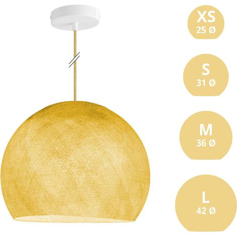 creative cables - Lampada a sospensione con paralume Cupola