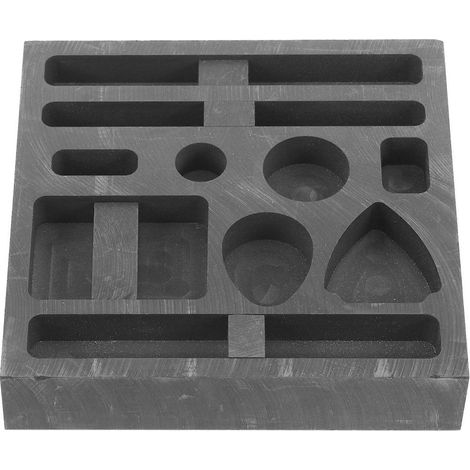 Moules à lingots en graphite pour la fusion de l'or et de l'argent — moules de coulée réutilisables, durables et faciles à utiliser, adaptés à la fabrication de bijoux et aux projets de travail des mé (1/5)