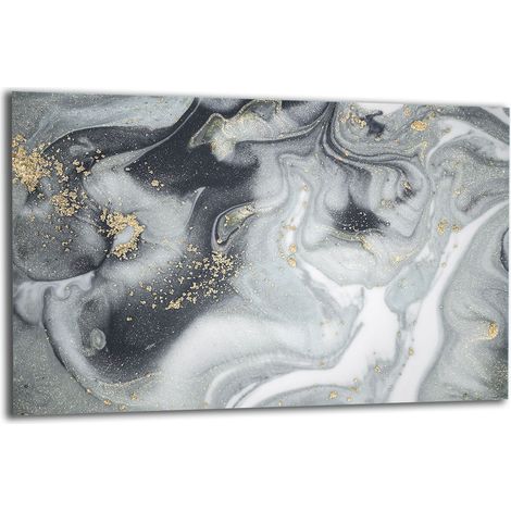 PIASTRA DI PROTEZIONE IN VETRO PER PIANO COTTURA 80x52 MARMO (1/5)