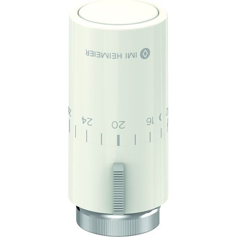 HEIMEIER Thermostat-Kopf Halo weiß RAL 9016, mit Nullstellung, 7550-00.500