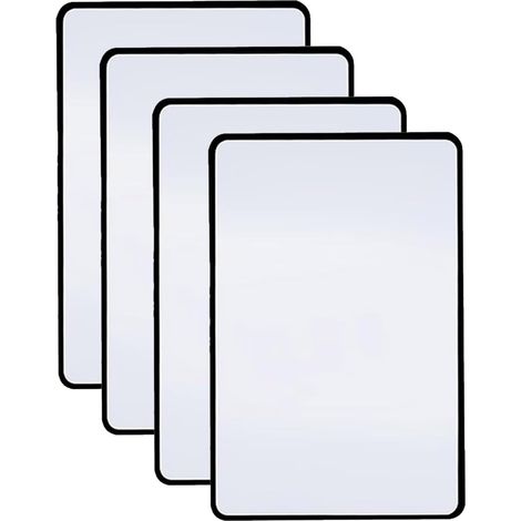 3-fache Vergrößerungslupe, ideal zum Lesen, 4-teiliges Set, flexible Ganzseitenlupe, geeignet für Bücher, Zeitungen, Zeitschriften, Landkarten und Inspektionen.