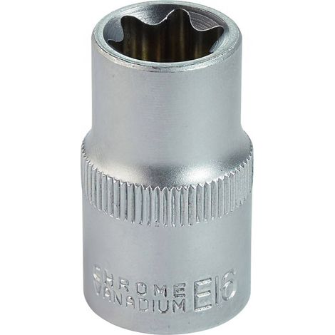 Douille Empreinte étoile E16 carré 1/2"