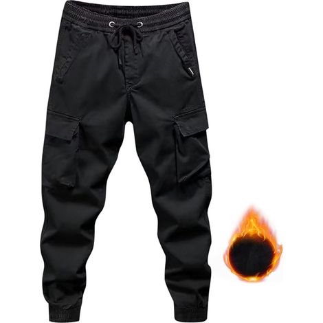 Pantalon Travail Homme Coton, Pantalon Travail Homme Ete Cargo Large Jogging A Bande Short De avec Cordon De Serrage - avec Poches - Aéré Sport Extérieur (1/5)
