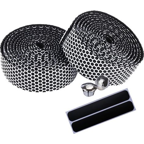 1 paio di cinghie per manubrio da bicicletta, cinghie in silicone antiscivolo, cinghie per manubrio in EVA ammortizzanti per un maggiore comfort, cinghie per manubrio decorate, cinghie per manubrio au (1/5)