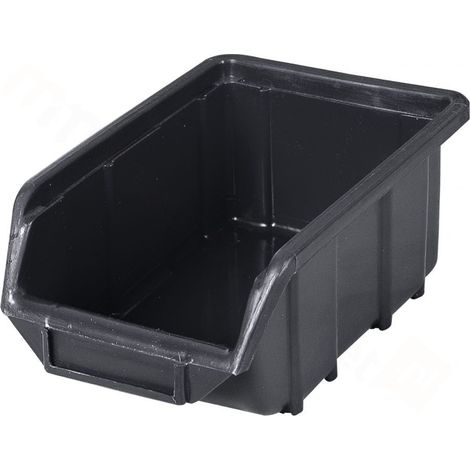 Patrol Group ECOMALCZAPG001 - Caja apilable (plástico, Polipropileno, 110 x 165 x 75 cm), Color Negro