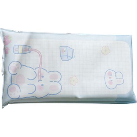 Oreiller Rafraîchissant Gel Cristal pour Étudiants, Coussin Lapin Boisson pour Sieste Été (1/5)