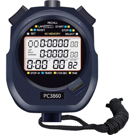 Chronomètre Numérique Chronographe Portable, Montre De Sport D'entraînement, Minuterie De Sport Portable (1/5)