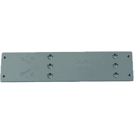 Plaque de montage pour ferme-porte TS 90 noir RAL 9005 - DORMAKABA