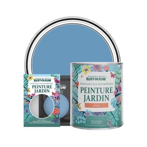 Peinture Jardin, Finition Satinée - Bleuet (1/3)