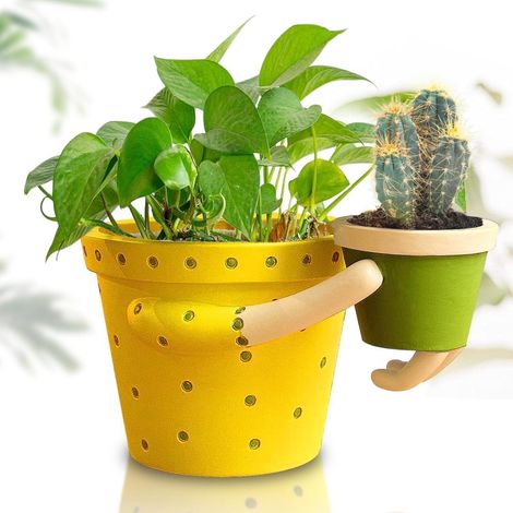 Scuyari Niedlicher Pflanztopf Mutter Baby Design 13,2cm Topf Indoor Outdoor (1/5)