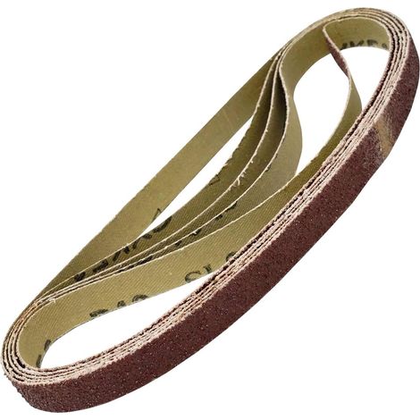 Dapetz ® 5Pcs Sanding Belts 13 x 457mm – Aluminum Oxide 40 Grit Abrasive Belts for Black Decker Power Sanders, Grinding, Sharpening, Sanding Wood, Paint, Varnish, and Plastics
