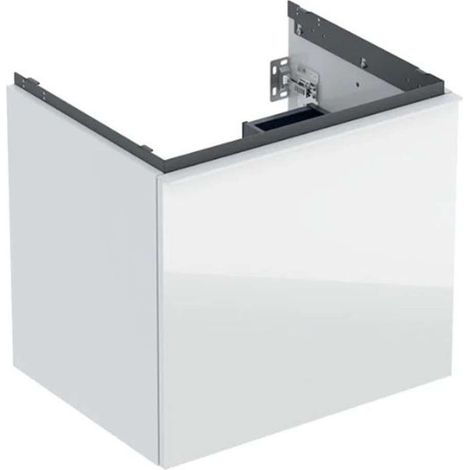 Geberit Acanto mueble bajo lavabo, 1 cajón y 1 cajón interior, (1/2)