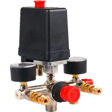 Druckregler für Luftkompressoren 90-120 psi, langlebiger Schalter (1/4)