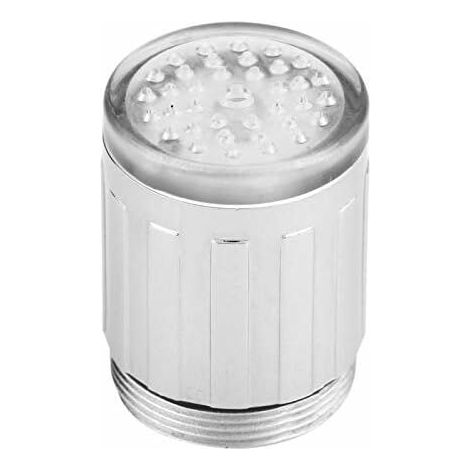 MINKUROW LED Licht Wasserhahn 2 Stück 3 Farben Temperaturerfassung LED Licht Wasserhahn Licht Farbwechsel Wasserhahn Für Küche Badezimmer
