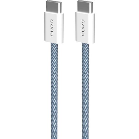 PURO PUCCCFABK415MTBLUE cable USB USB 2.0 1,5 m USB C Azul (1/2)