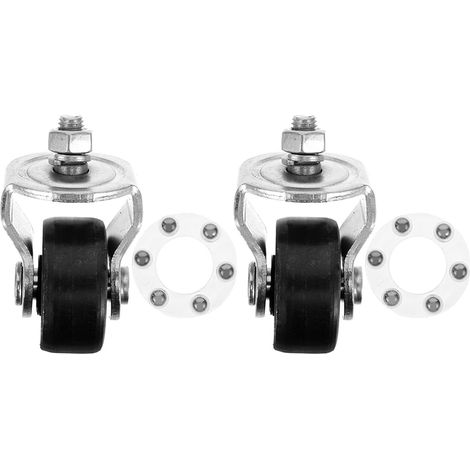2 Pièces Roulettes De Cric Hydraulique 2 Tonnes Roues De Remplacement En Métal Accessoires De Garage Roue Pivotante Robuste Pour Cric De Sol Facile À Installer (1/5)
