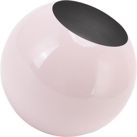 Vase Ronde Style Scandinave en Acier Inoxydable - Décoration Moderne pour Salon ou Bureau, Rose (1/5)