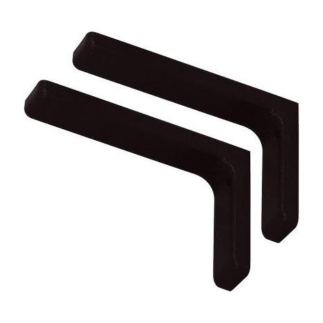 REGGIMENSOLA RICOPERTA LEONARDO BOLIS - ACCIAIO/PLASTICA NERO MM 180X114 CF=PZ 2- 5 confezioni
